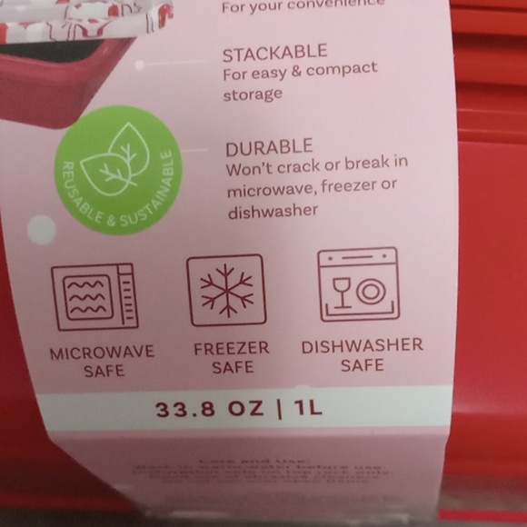 Holiday Food Storage Set . Set Of 7 New - Picture 6 of 6